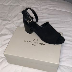 MARC FISHER LTD Black Suede Shoes